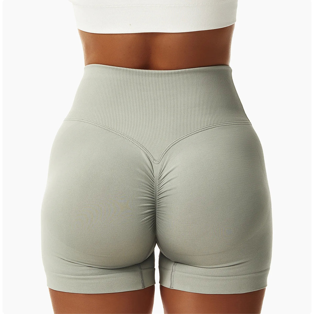 Summer Seamless High Waist Yoga Shorts Elasticity Sports Leggings Women Breathable Cycling Shorts Buttock Lift Gym Shorts Women