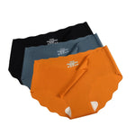 3Pcs/Set Seamless Ice Silk Panties Women Low Waist Briefs Female Underpants Invisible Underwear Sexy Lingerie M-XL Intimates