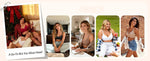 Women's Jelly Bra Wire-free Seamless 3/4 Cup and Thin Molded Bra Soft Support Underwear Comfortable Push-up Bra