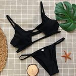 DEKA Sexy Tiny Brazilian Bikini Set Female Swimwear Women G-String Swimsuit Briefs Micro Mini Thong Panties Underwear Tanga