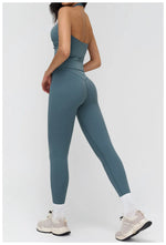 2 Pieces Sportswear Women Yoga Set Gym Clothes Fitness Set Outfit Outdoor Long-Sleeved Shirt Tracksuits Sports Bra Gym Leggings