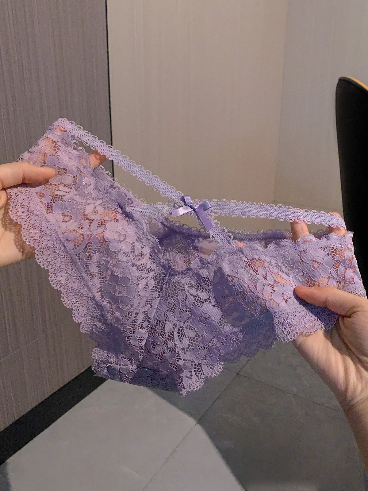 Lace Thin Sexy Girls Panties Seamless Women Briefs Thong Hollow Out G String Underwear Transparent Female Low Waist Lingerie