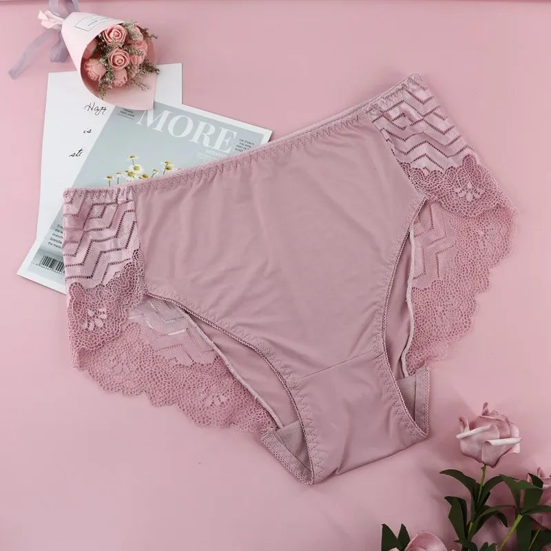 Beauwear Plus Size Sexy Panty Briefs Lace Panties Women Underwear Lingerie 2XL 3XL 4XL 5XL Fit For Big Hips