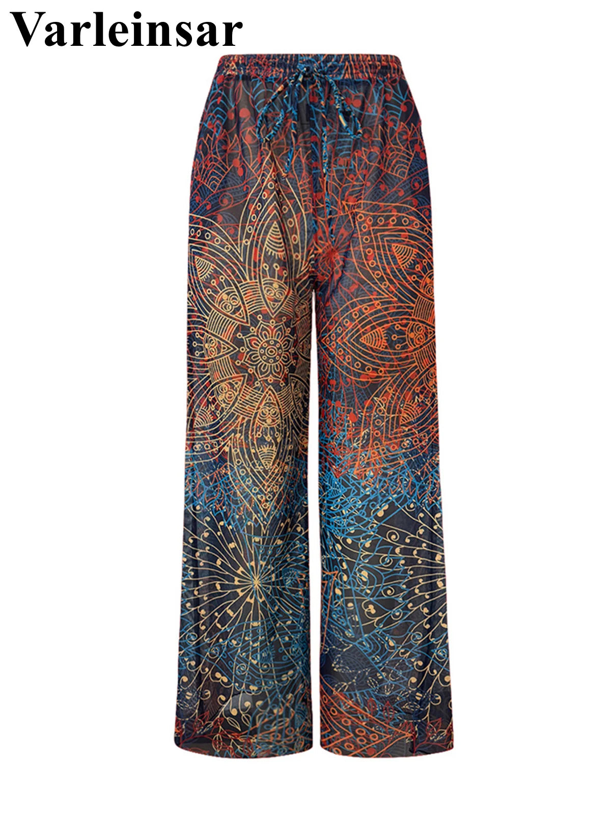 S - XXL New Printed Long Sleeve With Pants Sarong Shorts Women Swimwear One Piece Swimsuit Female Bather Bathing Suit Swim V8395