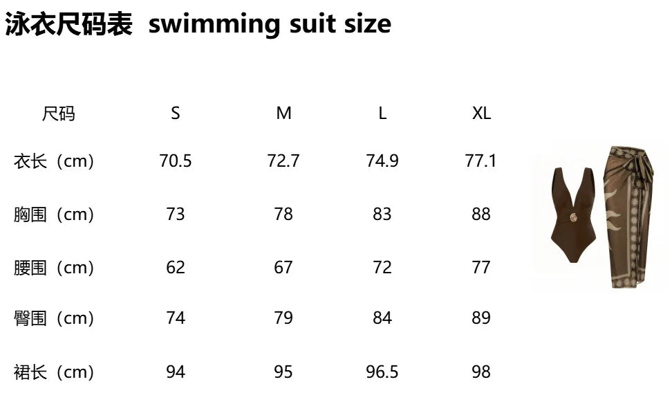 Vintage Green Deep V Neck One Piece Swimsuit 2025 Women Sexy Mesh Long Skirt Swimwear Set Beach Bathing Suit Holiday Monokini