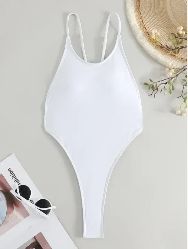 Extreme G String Mini Micro Thong Women Swimwear One Piece Swimsuit Female Backless Monokini Bather Bathing Suit Swim Beachwear
