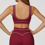 Breathable Sports Underwear for Women Shockproof Fitness Top Push Up Gym Crop Top Brassiere Sport Bra Gym Workout Top Yoga Bra