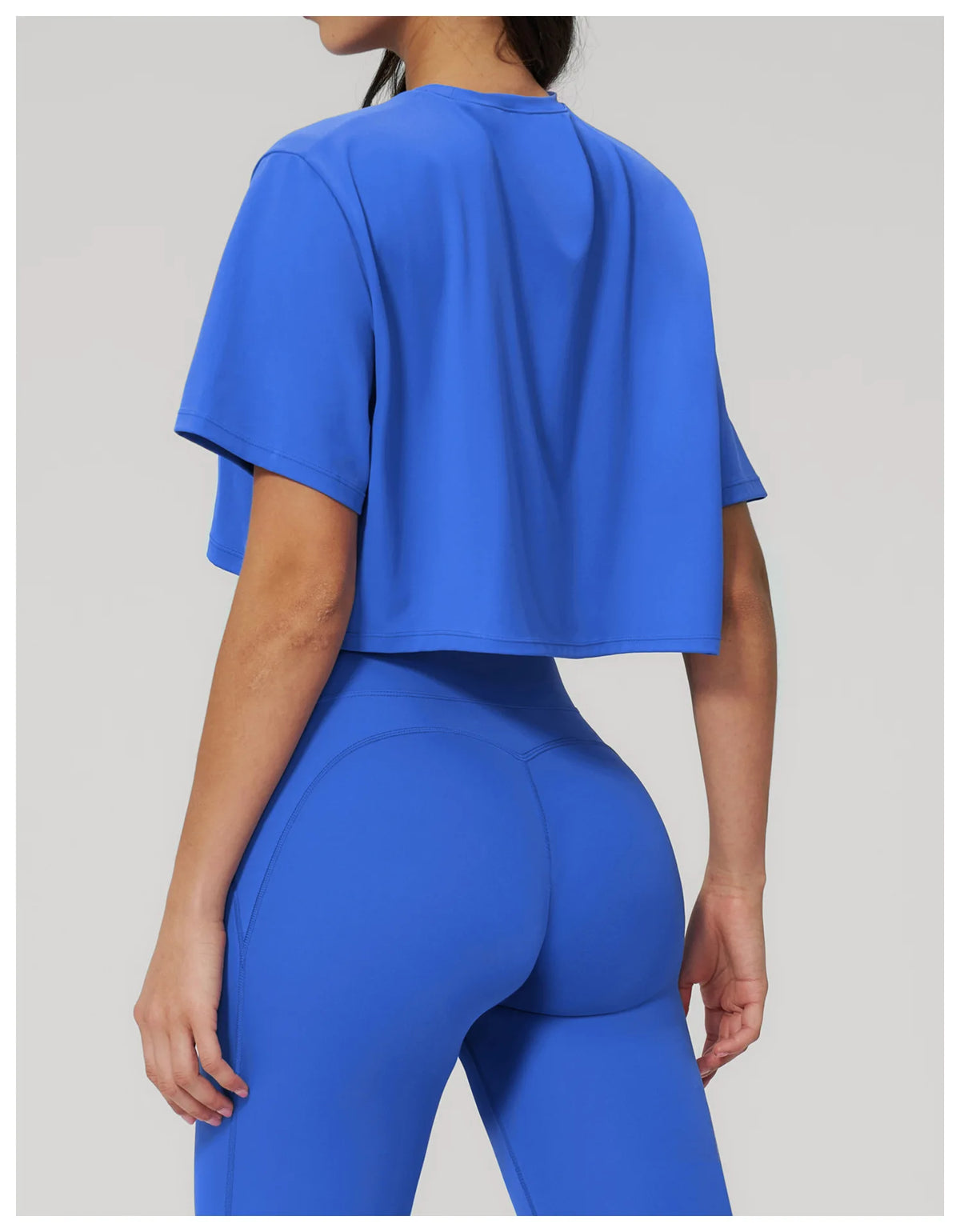 Impact Short Sleeve Yoga T Shirts Women Solid Color O Neck Loose Sports Tops Outwear Gym Running Fitness Workout Suits