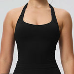Neck Halter Yoga Vest Shockproof Running Sports High-strength Sports Underwear Fitness Pilates Suspender Beautiful Back Summer