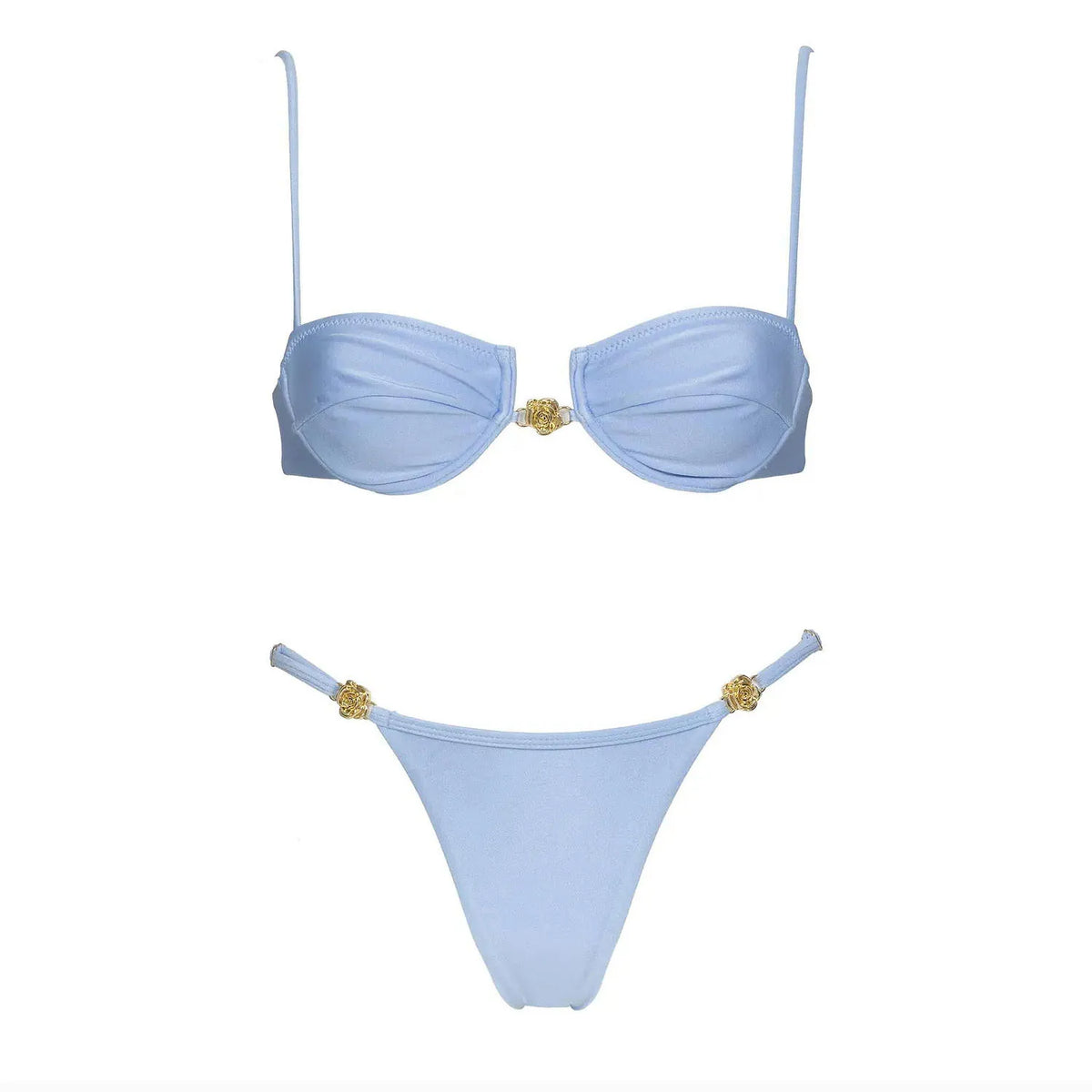 2026 2Pcs Sexy Women One Piece Swimsuit Female Push Up Swimwear BiquiniHigh Cut Monokini Solid Swim Suit Bathingsuit Beachwear