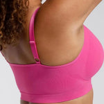 Wireless Soft Workout Bra Full Coverage Push Up Bralettes Sports Bras for Women Seamless Crop Cami Bra for Yoga Fitness