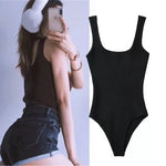 Women Seamless Jumpsuits Tummy Control Shapewear Pants Female Bodysuit Slimming Underwear U Back Tops Sexy Thongs Bodyshaper