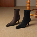Vintage Thick Heel Women Knee High Boots Fashion Ladies Belt Buckle Knight Long Booties botas de inverno feminina