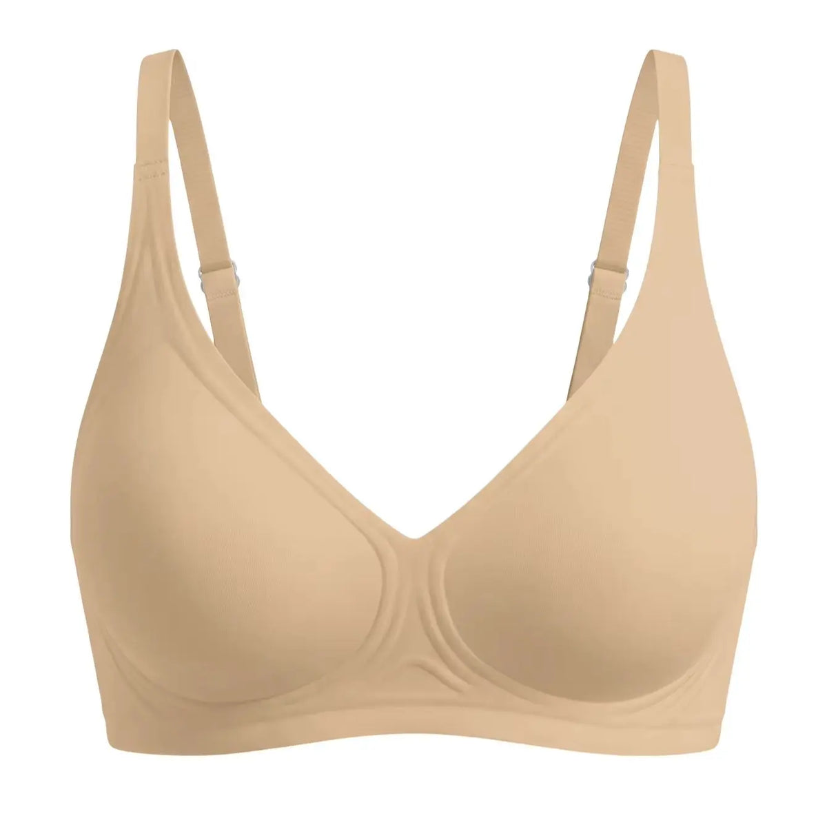 Seamless Jelly Bra for Women Soft Support Wireless No Trace Push Up Comfortable Yoga Daily Wear Brassiere Adjustable Straps