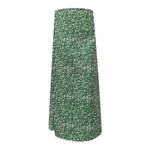 Harajuku Floral Print Long Skirt Vintage High Rise Straight Midi Skirts For Women Summer Skinny Bohemian Split Beach Skirts Y2k