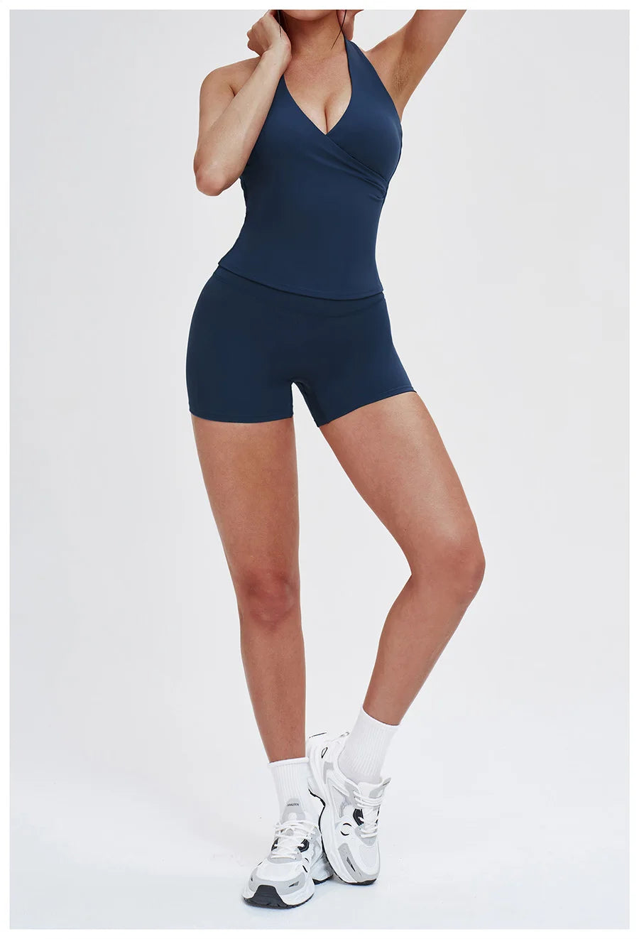 2 Pieces Sportswear Women Yoga Set Gym Clothes Fitness Set Outfit Outdoor Long-Sleeved Shirt Tracksuits Sports Bra Gym Leggings