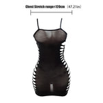 1PC Women Sexy Fishnet Beach Cover Up Hollow Out Bodycon Dress See Through Summer Swimwear