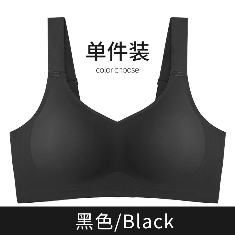 MOYISU Jpanese Kawaii Beach Bralette | Breathable 3D Jelly Support Bra Summer Slim Silhouette | No Show Minimizer & Wire-Free |