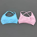 HISTELLO Impacts Asymmetric Sports Bra Women Seamless Yoga Underwear Adjustable Backless Halter Top Workout Running Gym Bra