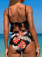 Printed Strappy Bikini 2026 High Waist Swimsuit Women Sexy Swimwear Female Bathers Swimming Bathing Swimming Swim Suit Beachwear