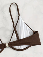 ZTVitality Solid Underwire Sexy Bikini 2025 New Arrival Biquini Padded Push Up Bandage Swimsuit Women Swimwear Summer Beachwear