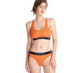 Fashion Bottoming Tops Letter Print Women‘sBra ThongUnderwear Set Sexy Beauty Back Vest Top Seamless Sleep Lingerie Suit