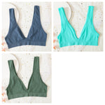 3pcs/lot Seamless Bra Push Up Bras For Women Deep V-neck Bralette Sexy Lingerie Female Low Back Sleep Underwear Unlined Crop Top