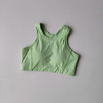 Women's Quick Drying Breathable Yoga Sports Vest I-Shaped Back Sports Bra Fitness Bra Chest Cushion Support