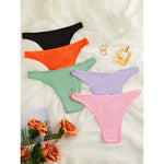 Hollow Out Breathable Seamless Underwear Thong Women's Sexy Hot Women'S Thin Belt Adjustable Low Female Underwear