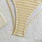 2026 Wrinkled U Ring Bandeau Bikini Women Swimwear Female Swimsuit Two-pieces Bikini Set Bather Pool Bathing Suit Swim Beachwear