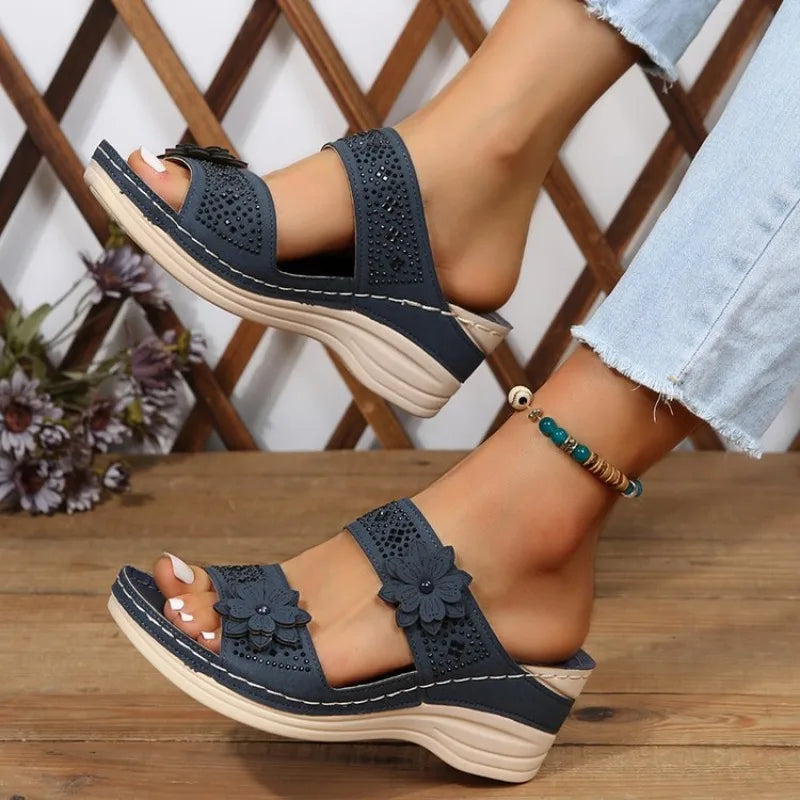 2026 Women's Wedge Suede Upper Comfort Fleece Lining Non-Slip Sole Casual Daily Indoor Outdoor