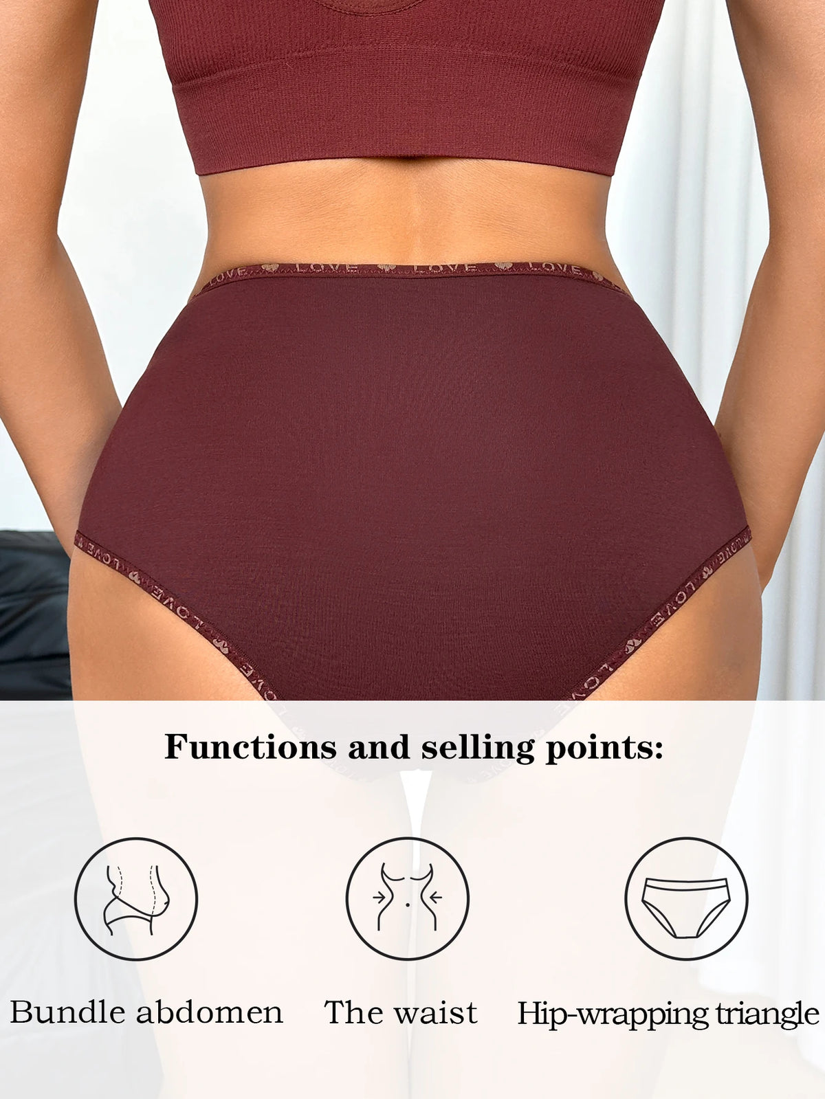 S-XXL Seamless Women Panties Daily High Waisted Soft Underwear Female Solid Color Briefs Ladies Intimate Wear