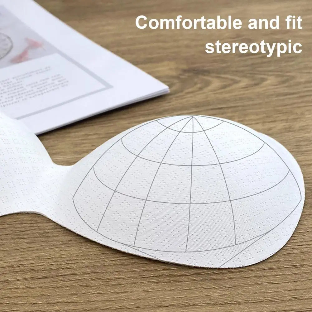Bra Pad 0.1cm Ultra Thin Bra Insert Triangle Sponge Push Up Bra Pad Women Insert Swimsuit Bikini Breast Enhancers Chest Cup Pads