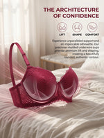 Three pieces of multi-color lace lingerie sexy gathering bra women's underwear suitable for wearing all seasons A3039