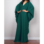 Greek Goddess Long Dress Batwing Sleeve Tunic Beach Cover Up Cover-ups Beach Dress Beach Wear Beachwear Kaftan Maxi Dress V4427