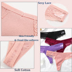 Women Cotton G-string Lingerie Sexy Lace Panties Thongs Femme Underwear Sexy Pantys Underpant Lingerie Lace Intimates S-XL