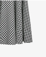 WOMENGAGA Korea Style 2023 Spring/Summer New High Waist Elegant Split Plaid Skirts Half Length Skirts Fashion Women 2023 22IV