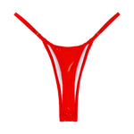 Sexy Micro Mini Bikini Bottoms High Waist Women Swimwear Thong Swimsuit Glossy Elastic Summer Brazilian Swim Trunks Beachwear