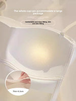 MOYISU Beautiful Back Strap Underwear Women's Big Chest Small Chest Gathering Without Trace Chest Thin Summer Vest Wear Bra