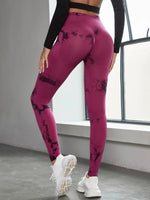 47 Color Marbling Tie-Dye Seamless Yoga Pants Sports Leggings Women Running Fitness High Waist Gym Leggings Women Workout Tights