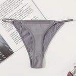 1PC Women Thongs Seamless G-String Panties High Leg Cut Sexy Lingerie Low Waist Underwear Female T-Back M-L