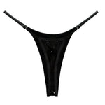 Sexy Micro Mini Bikini Bottoms High Waist Women Swimwear Thong Swimsuit Glossy Elastic Summer Brazilian Swim Trunks Beachwear