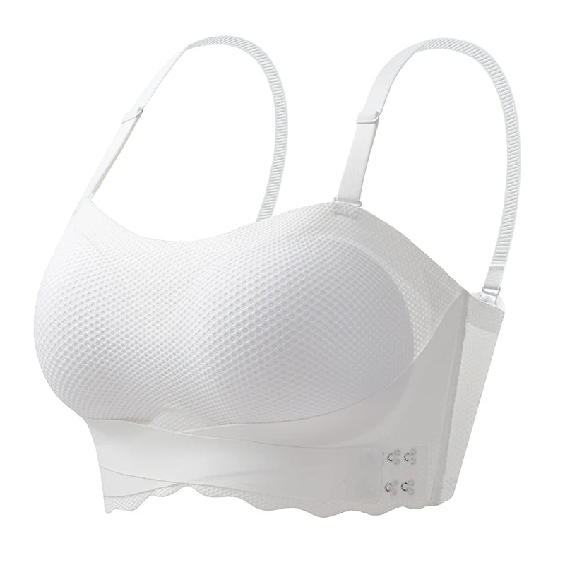 Wireless Wedding Brassiere Push Up Bras Lingerie Sexy Bralette Strapless Bras Invisible Tube Tops Seamless Breathable Bras M-6XL