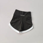 High Waist Women's Yoga Fitness Shorts Breathable Casual Pants Lifting Buttocks Contrasting Color Buttocks Yoga Pants