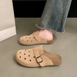 SummerWomen Slippers Platform Cork Slides Outdoor Garden Shoes Beach Slippers Lovers Casual Indoor Shoes Loafers 34-42