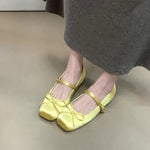 New Ballet Flats Women Bowknot Loafers Ladies Shallow Daily Shoes Comfort Woman Flattie Slip on Shoes