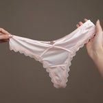 Heart Metal Sexy G String Underwear Women Panties T-Back Briefs Female Lingerie Transparent Erotic Girls Thongs Bikini