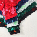 1pcs Low-Waist S -XL Floral Women's Lace Panties Breathable Comfortable Female Underpants Lingerie Elegant Lady Briefs Underwear