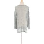 Long Sleeve Hollow Out Top Crochet Knitted Tunic Beach Cover Up Cover-ups Beach Dress Beach Wear Beachwear Female Women V4250