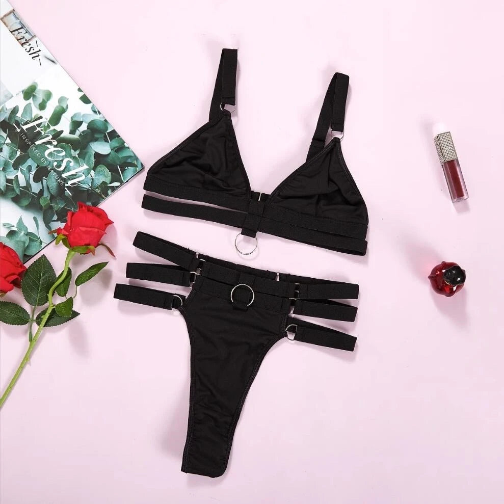 Sexy Bra Brief Set Erotic Lingerie for Women Sexy Costumes Underwear Seamless Bra Panties Sets